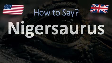 nigersaurus pronunciation